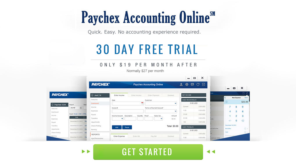 Save 43% - Web.com Exclusive - Paychex Accounting Online